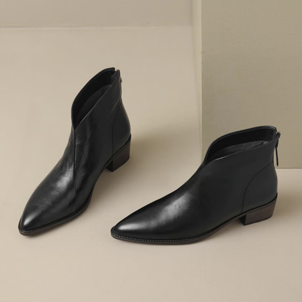Claudine™ | Bottines de luxe à talon bas