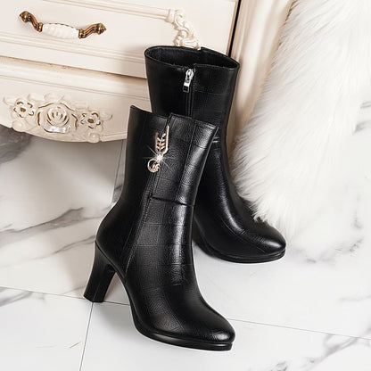 Ophélysse – Bottines Élégantes à Talon Confort