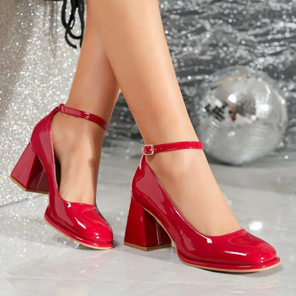 Camille | Escarpins Vernis Élégants