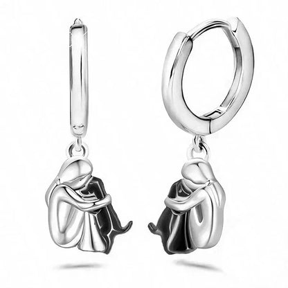 Ginny™ - Boucles d’Oreilles Icône Chien (Fermoir Rond)