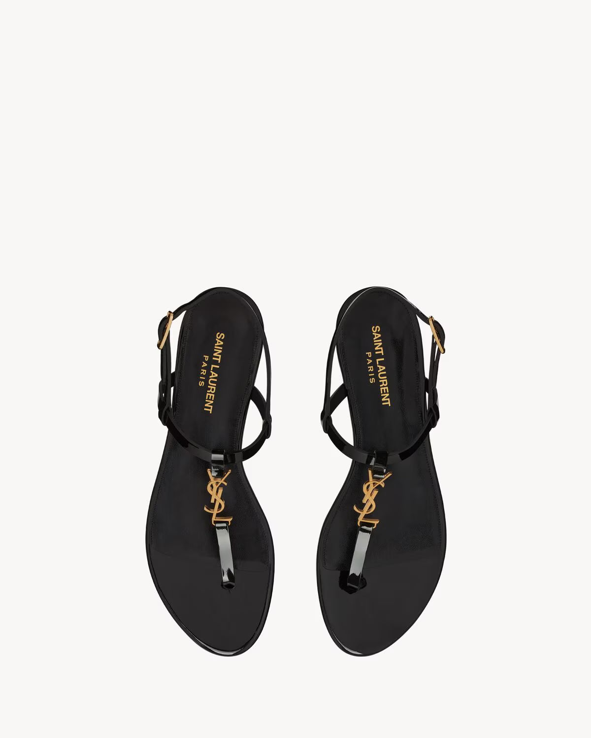 Cassandra patent leather sandals