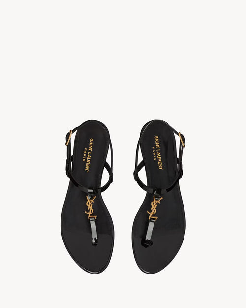 Cassandra patent leather sandals