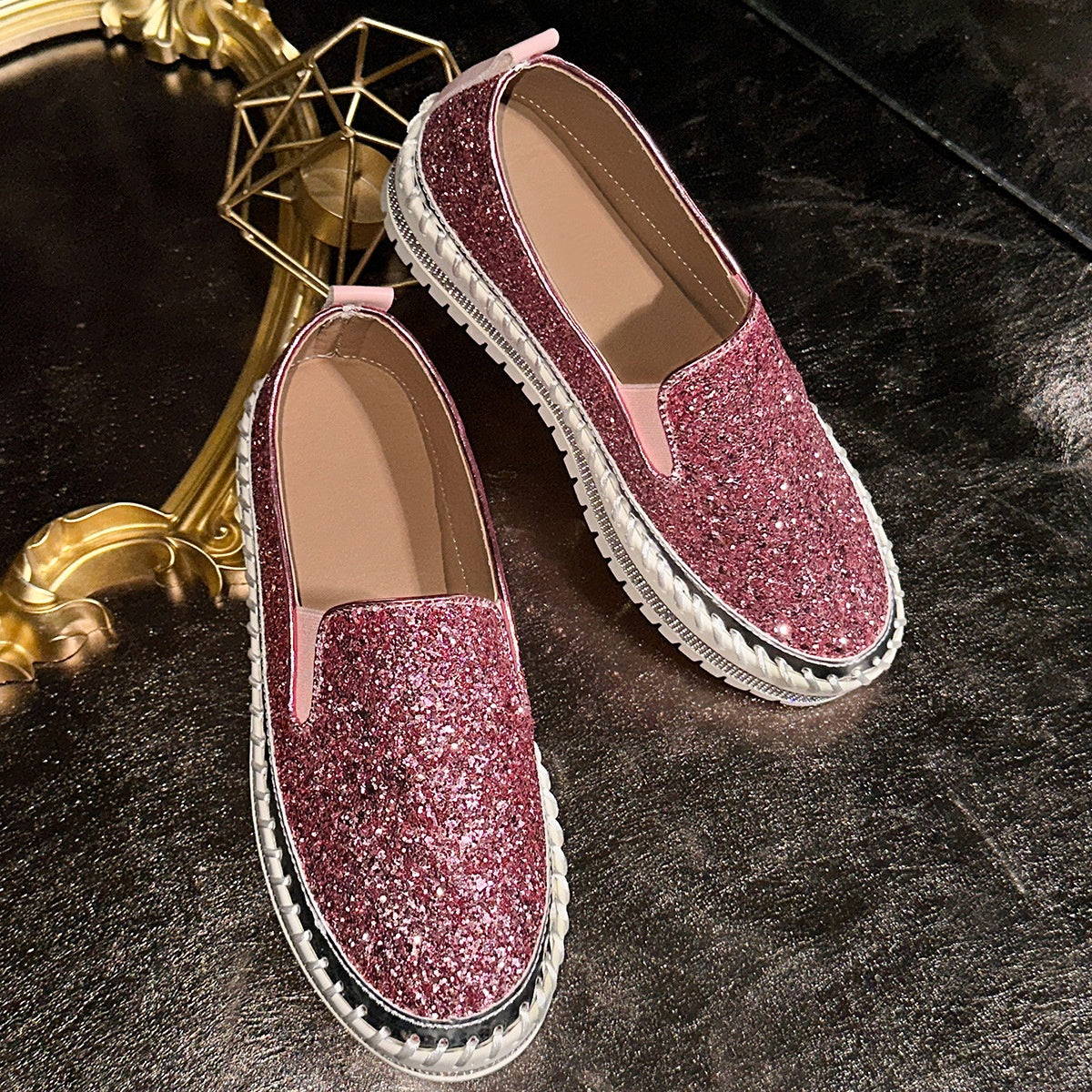 TRENDY - Chaussures Slip-On Décontractées pour Femme