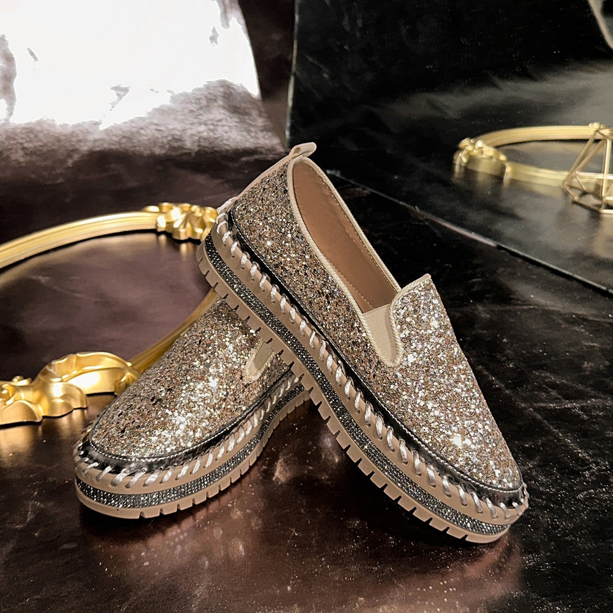 TRENDY - Chaussures Slip-On Décontractées pour Femme